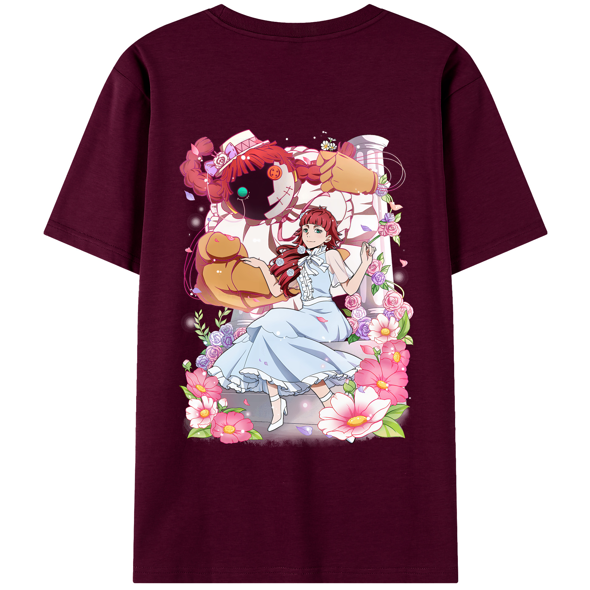 （画像用） 文豪ストレイドッグス Bungo Stray Dogs レディース半袖Tシャツ(バックプリント)